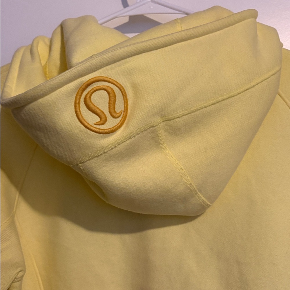 Lululemon Scuba hooded zip up sweatshirt mellow yellow - Picture 7 of 7